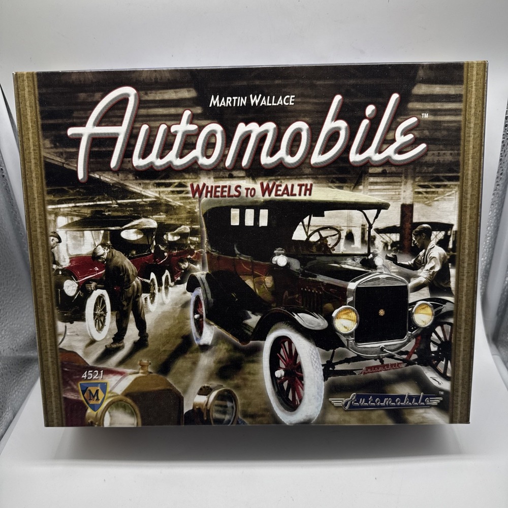 Mayfair Boardgame Automobile - Wheels to Wealth Box Fair/NM